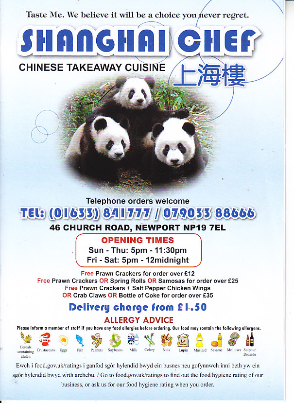 Shanghai Chef Newport