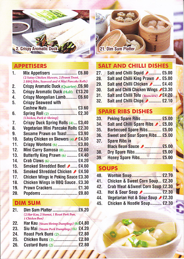 Lees kitchen Chinese takeaway menu in Pontypool