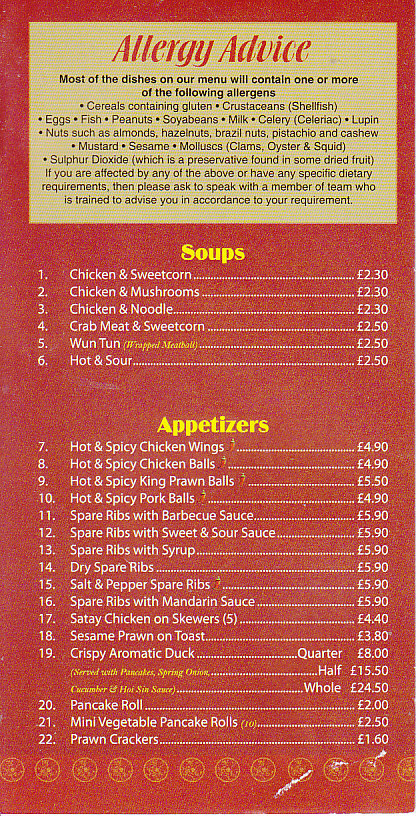Kok's Wok chinese takeaway menu Newport