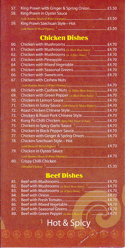 Kok's Wok chinese takeaway menu Newport